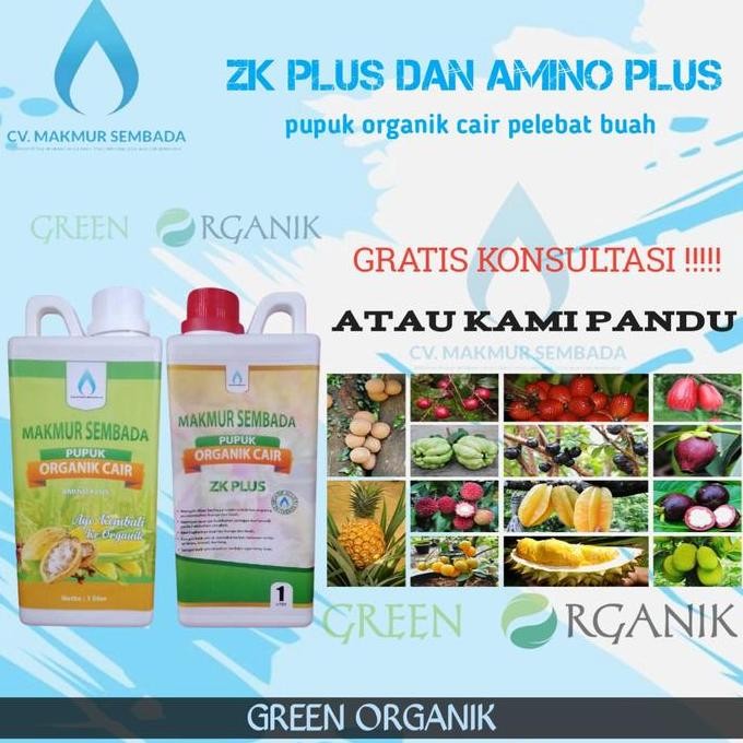 

Terlaris Pupuk Organik Amino Plus Dan Zk Plus Pupuk Pelebat Buah Anti Rontok