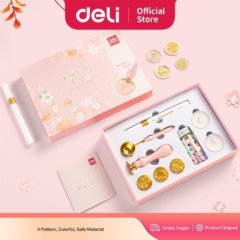 

NEW PRODUCT DELI SET STAMPEL LILIN / WAX STAMP TOOL PINK LUCU TB320 SIENNAOUTLET487
