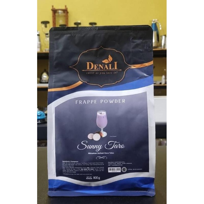 

populer] Denali Frappe Powder Sunny Taro 800 gr Bubuk Perasa Talas utk Minuman