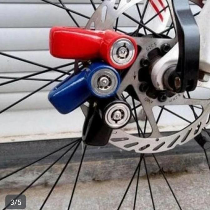 Kunci ganda motor,kunci cakram anti maling/ gembok motor/gembok cakram