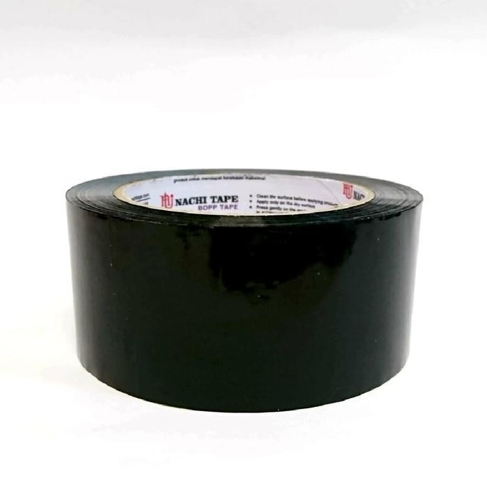 

(Dus) Nachi Tape Lakban Hitam Opp Blok Nachi Hitam 48 Mm X 100 Yard Original Dan Terpercaya