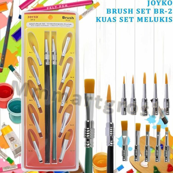 

Joyko Brush / Kuas Set Cat Melukis / Kuas Cat Interchangeable / Br-2