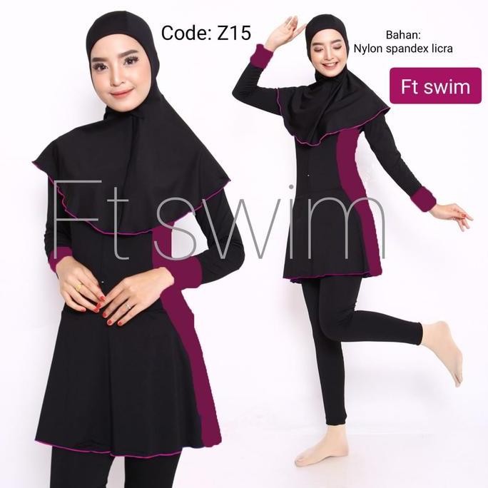 Baju renang wanita muslimah baju renang wanita dewasa muslimah .,