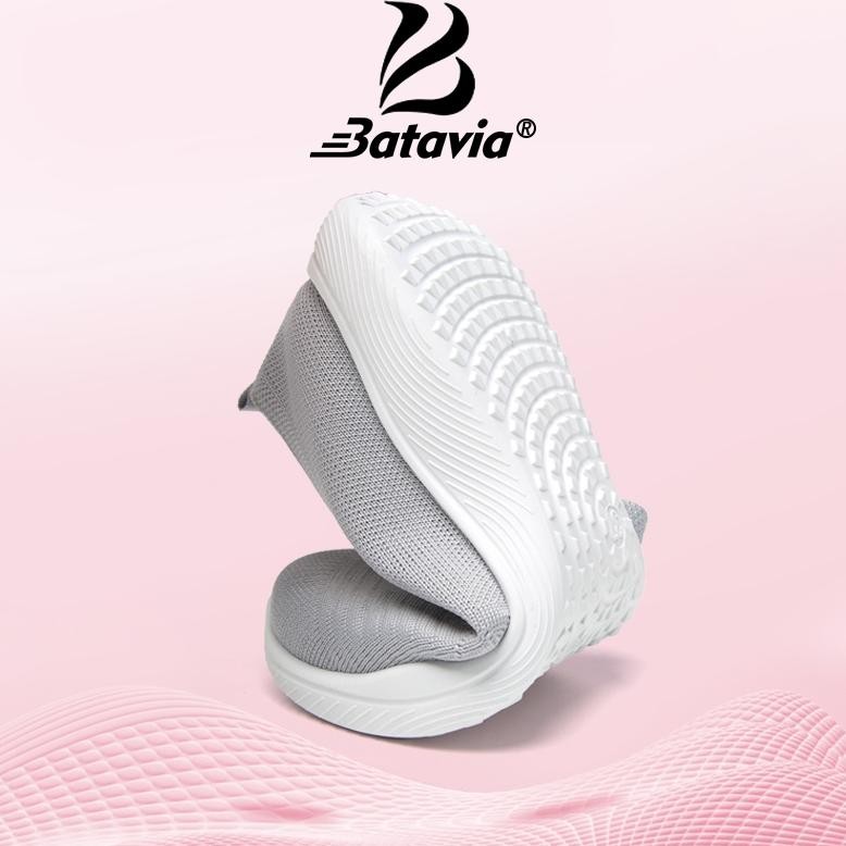 ready batavia baru sepatu flat wanita slip on sepatu pantafel wanita sepatu wanita rajut bernapas se