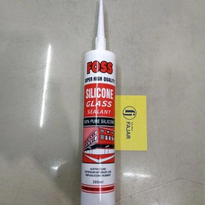 ] Lem Silicone kaca / lem Silikon botol White / putih