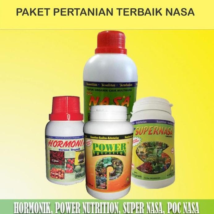 

Terlaris Paket Pertanian Pupuk Organik Original Nasa, Pupuk Segala Jenis Tanaman, Poc Nasa, Supernasa, Powernutrition, Dan Hormonik