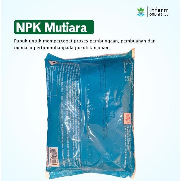 Baru Pupuk Npk Mutiara 161616 1Kg Ori