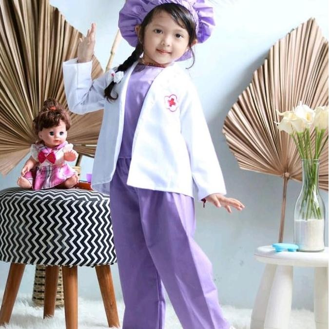 Kostum dokter anak baju dokter anak baju dokter cilik Disney DC KS88