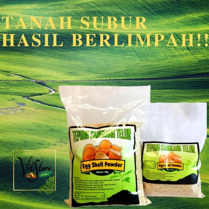 

Terlaris Tanah Subur Hasil Panen Berlimpah!!! Tepung Cangkang Telur 1Kg