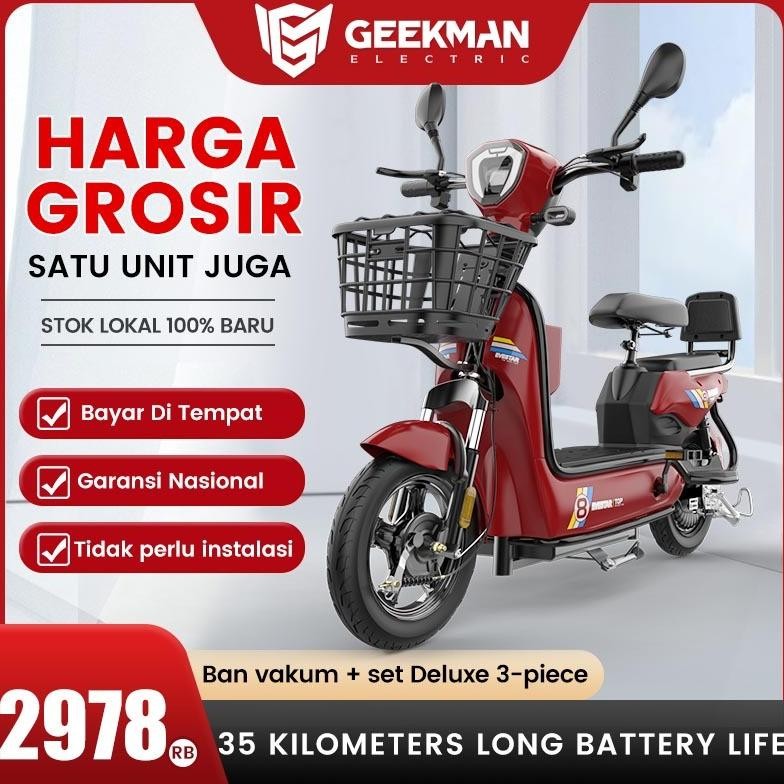 GEEKMEN SPEEDED MOTOR LISTRIK SUBSIDI PEMERINTAH SEPEDA LISTRIK EXOTIC SEPEDA LISTRIK MOTOR ULTRA-KU