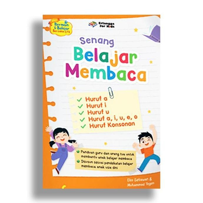 Tersedia Buku Senang Belajar Membaca Erlangga For Kids