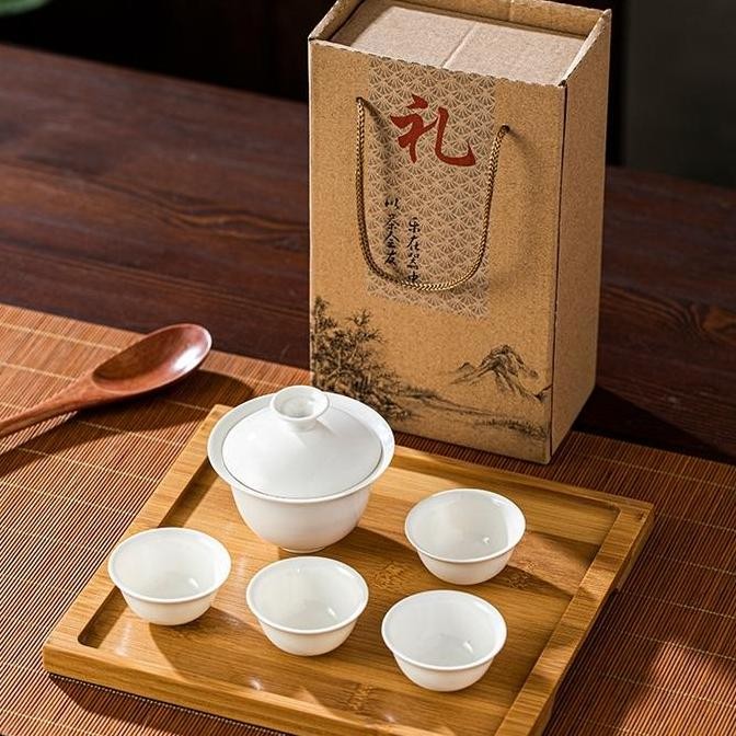 Chinese Tea Set Murah Souvenir Kado Gelas Teko Cangkir Teh China Tea Termurah