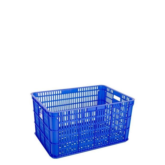 Terlaris 62X43X25 Keranjang Industri Rabbit 2004 Krat Bolong Box Container Roti Buah Sayur Plastik R