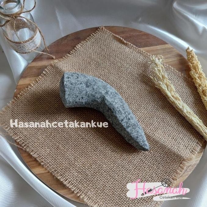 

(22cm) Cobek Batu Bubut Asli Dijamin / Batu Gunung Asli Ukuran 22 cm BS09