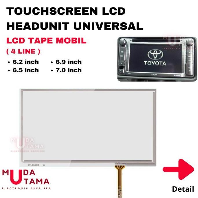 HARGA DISC - Touchscreen LCD Head Unit Tape Mobil - Layar Head Unit Layar Tape Mobi