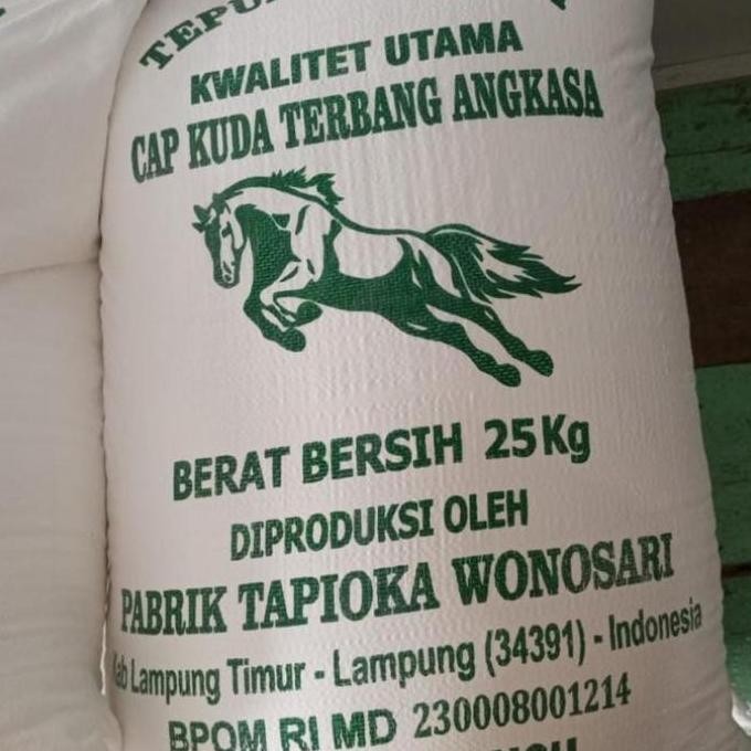 

Terlaris Tepung Tapioka/Tepung Kanji Semi Oven Merk "Kuda Angkasa ...