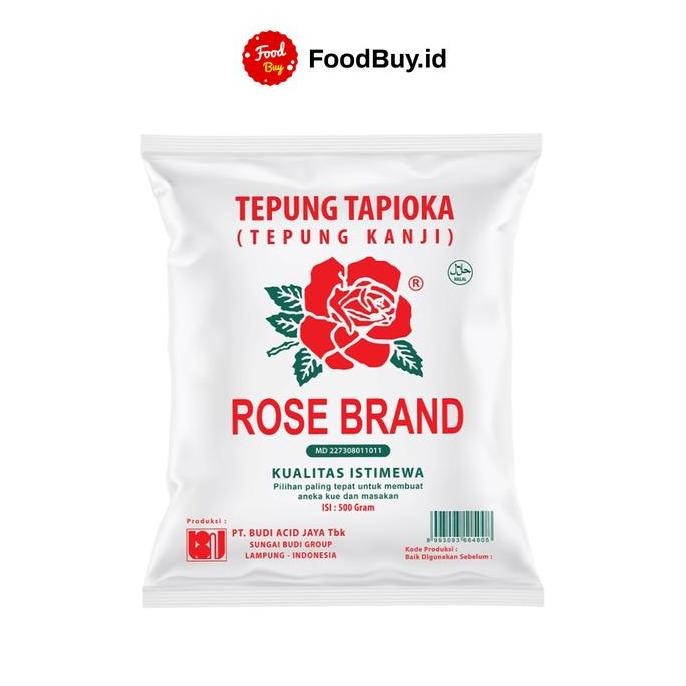 

Terlaris Tepung Tapioka ( Kanji ) Rose Brand 500 Gr