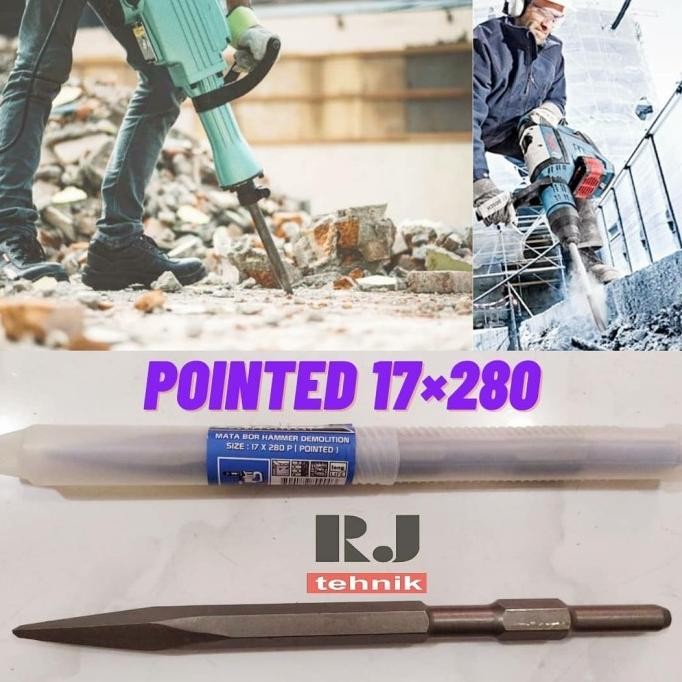 Promo Mata Bor Bobok Betel Pahat Beton Pointed SDS 17280 Jack Hammer COD