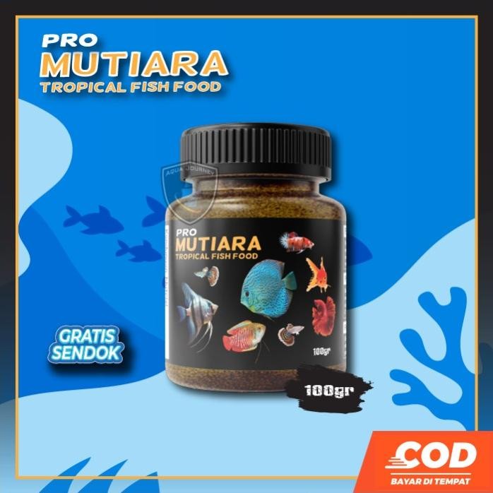 Terlaris Pakan Ikan Pelet Ikan Hias Pelet Pro Mutiara Tropical Fish  Pellet Makanan Pakan Ikan Hias 