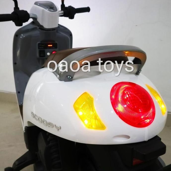 Miliki Mainan Motor Aki Cas Anak Scoopy Pmb 999 Makassar
