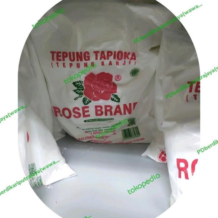 

Terlaris Tepung Tapioka/Tepung Kanji 500G Cap Rosebrand