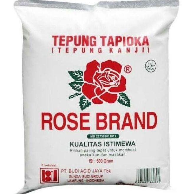 

Terlaris Tepung Tapioka/Tepung Kanji Rose Brand 500Gr