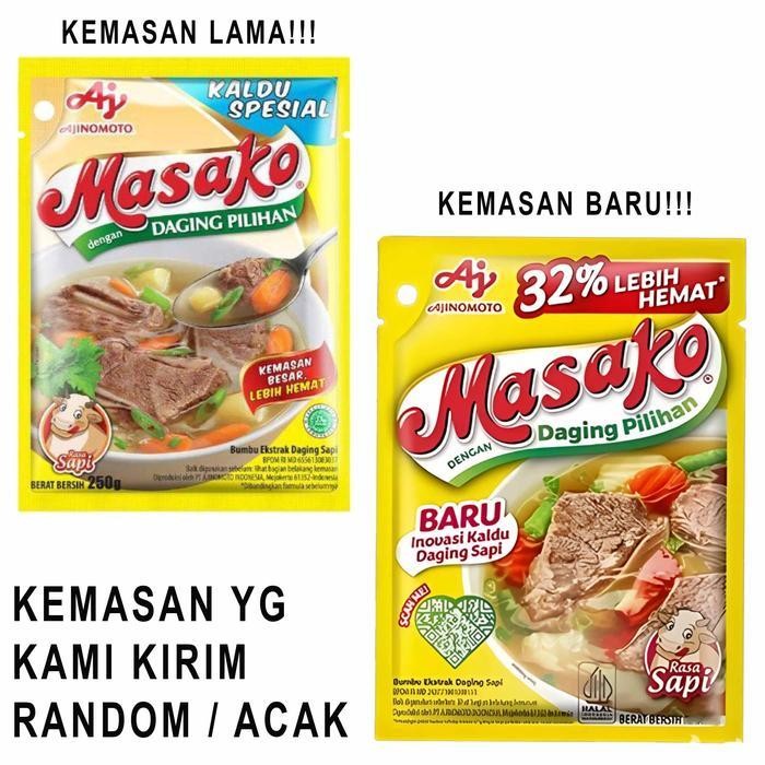 

Masako Bumbu Daging Sapi Pilihan 250G