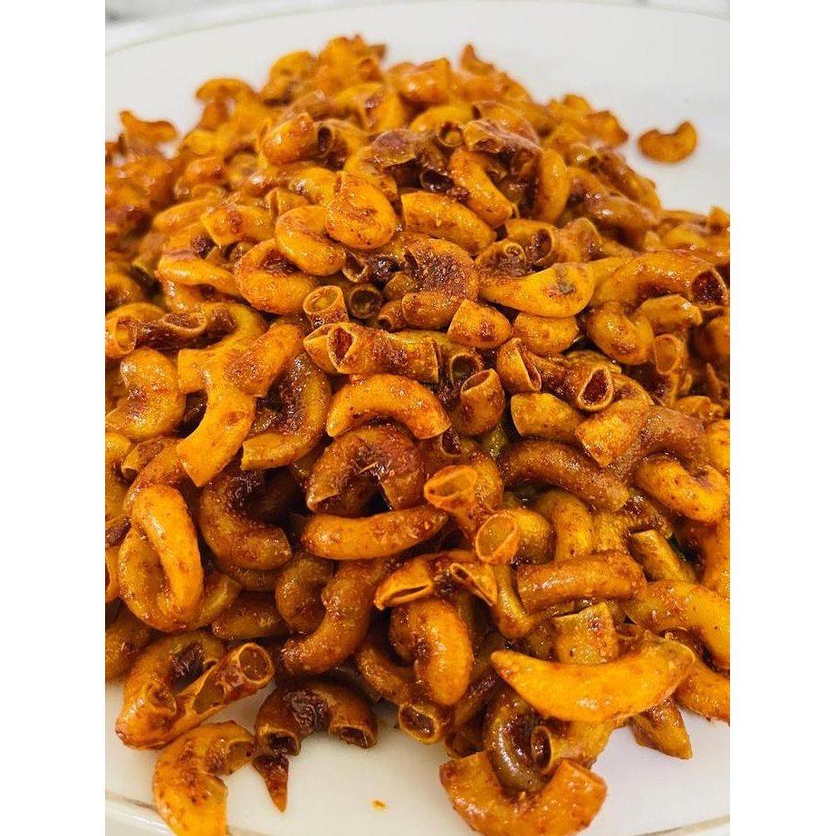 

Makaroni cikruh 500g Daun Jeruk Camilan Asin Pedas Makanan Camilan - Spices Food Snack Cemilan Keripik Kripik Kripik