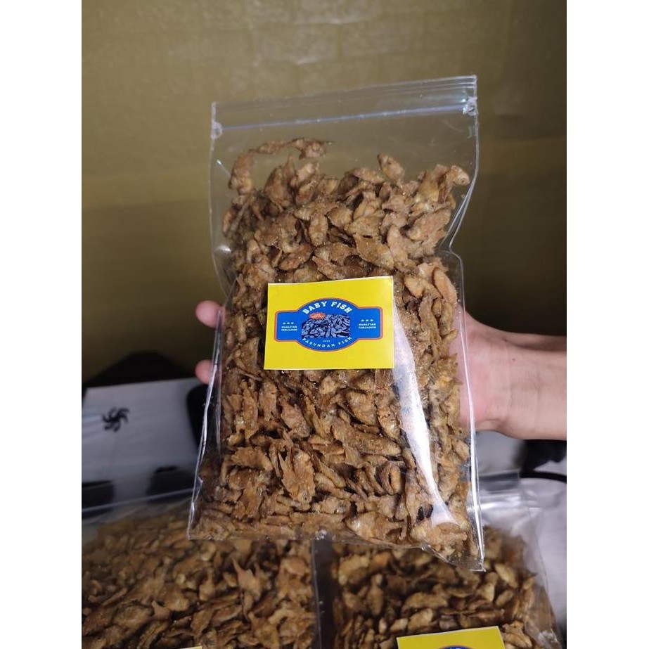 

Baby fish crispy 1kg Ikan petek /pepetek original Renyah murah Camilan Food Kering Snack Cemilan Keripik Spicy