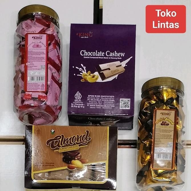 

Aneka Cokelat Kacang Bonibol d'King 1 dus isi 2 Pack dan 2 Toples