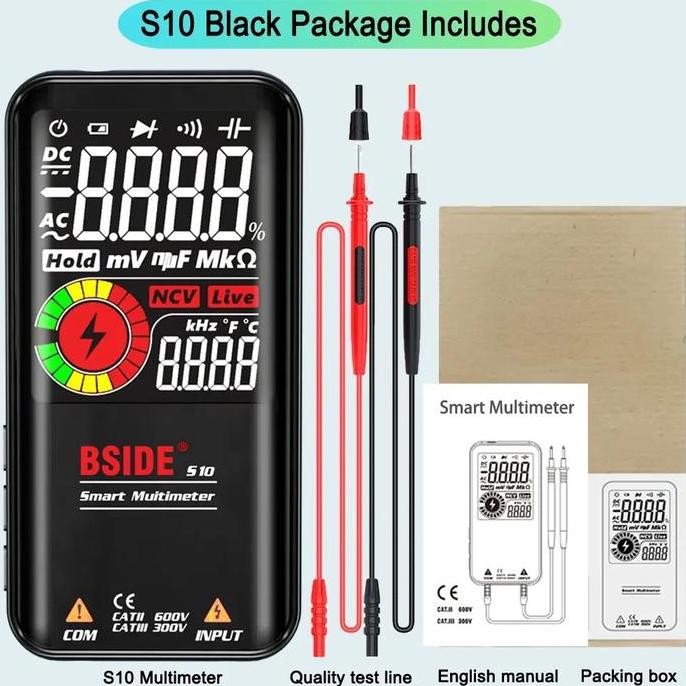Smart Multimeter S10 BSIDE Multitester Digital AC DC NCV