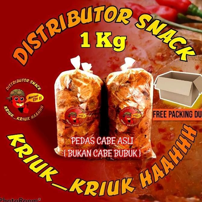 

Mulya Snack Keripik Kaca Pedas Daun Jeruk 1 Kg / Kripik Kaca Pedas 1 Kg Kering Singkong Food