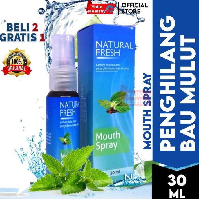 NATURAL FRESH Parfum Mulut Menyegarkan & Menghilangkan Bau Mulut