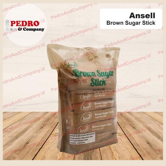 

Ansell brown sugar stick gula bira stik (60 sticks x 8 gram)