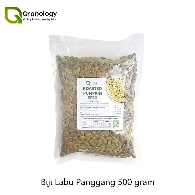 

Biji Labu Oven / Roasted pumpkin Seed (500 gram) by Granology