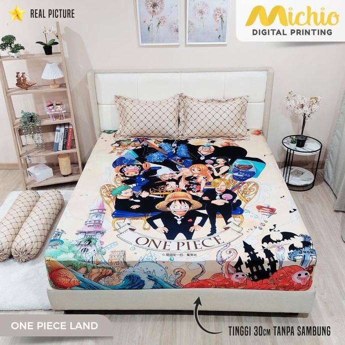 Sprei Michio One piece land MURAH