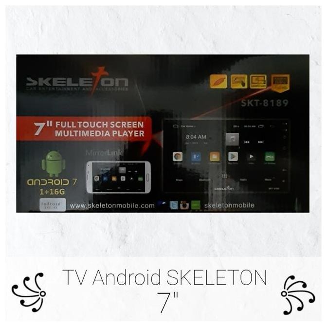 TV Android Skeleton 7" Mobil Universal