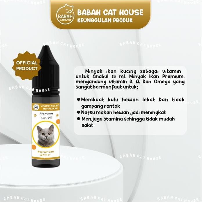 Terlaris Fish Oil Cair Minyak Ikan Untuk Kucing Anjing Vitamin Murah Vit Bulu Suplemen Hamil Menyusu