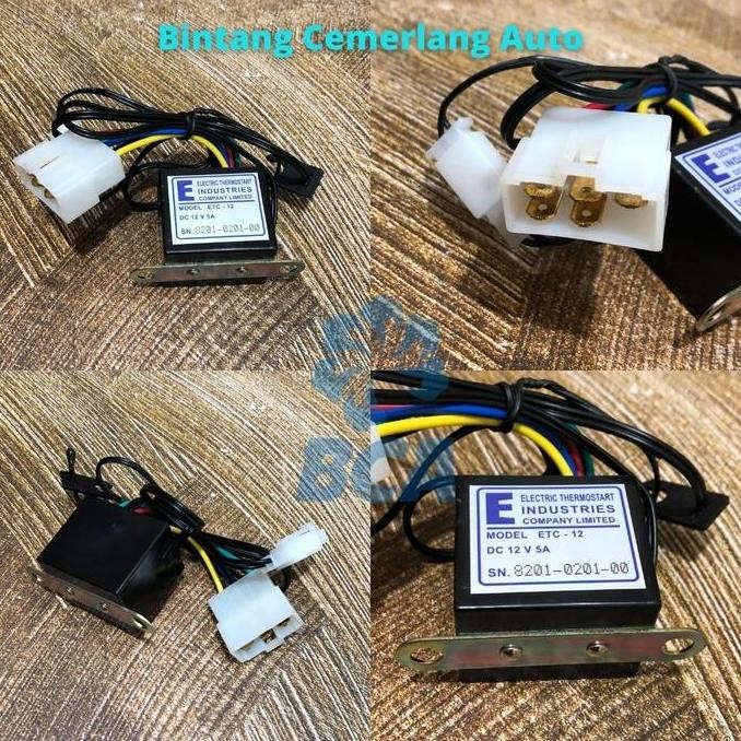 New THERMISTOR ELEKTRIK UNIVERSAL PENGATUR SUHU AC MOBIL 12V 12 VOLT