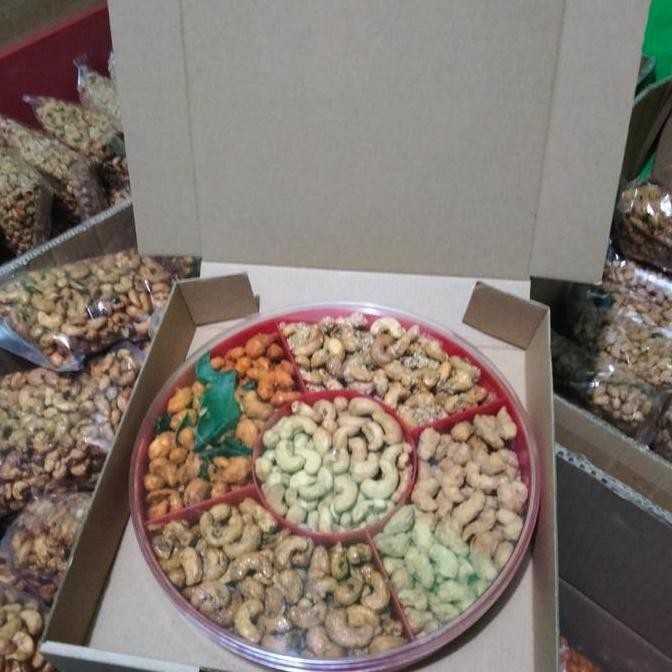 

kacang mede toples 5 rasa murah