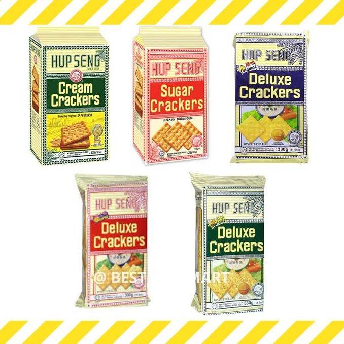 

Biskuit Hupseng Cap Ping Pong Asin / Hup Seng Crackers Asin 428 gram