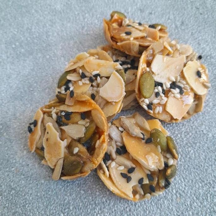 

Bahan Mentah Paket Florentine Cookies / Paket lengkap Florentine/Florenta/Florentine Cemilan Snacks