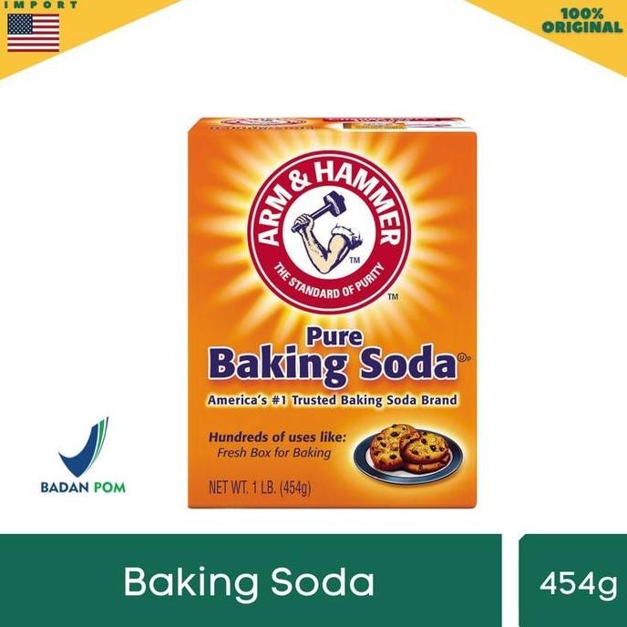 

BAKING SODA MERK Arm & Hammer Baking Soda 454GR USA Import