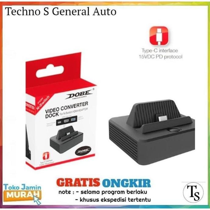 TERBARU - Dobe Video Converter Nintendo Switch - Video Converter Dock HDMI Switc
