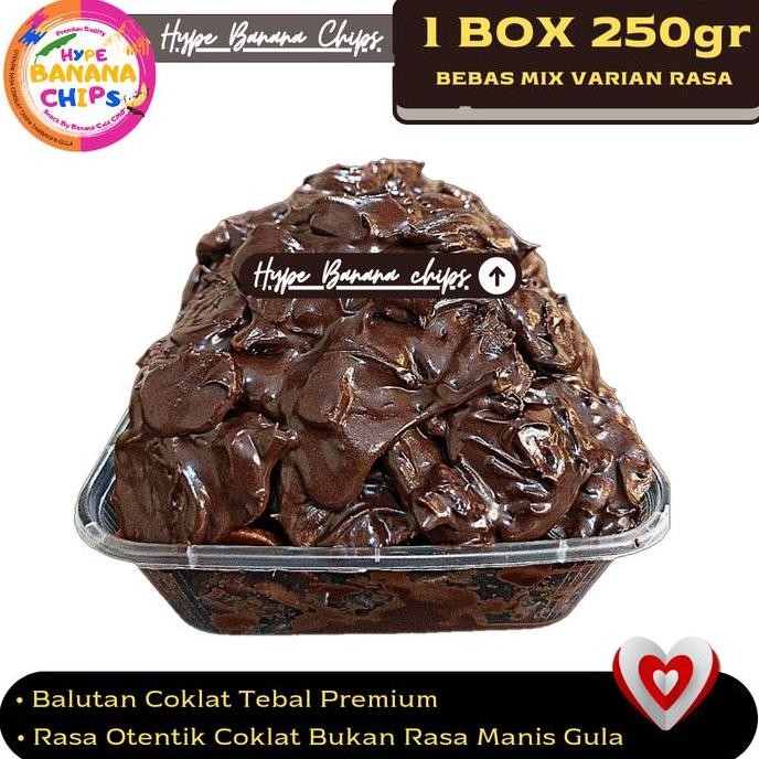 

1 Box Keripik Pisang Coklat Lumer 250gr Premium | Banana Gold CMO Food Snack