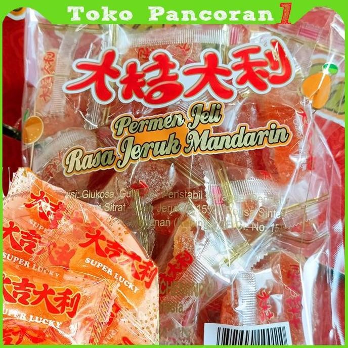 

NARAYA ORANGE JELLY CANDY Permen Jelly Halal 500g