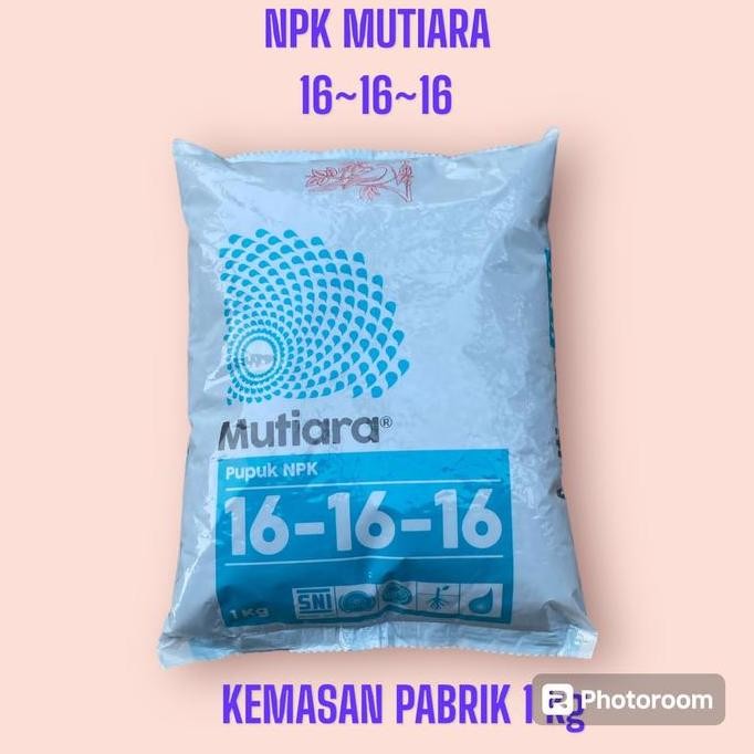 

Terlaris Pupuk Npk Mutiara Kemasan Pabrik 1 Kg 16-16-16