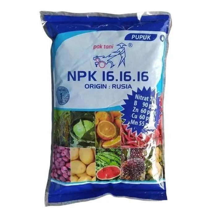 

Terlaris Pupuk Npk 16-16-16 Pak Tani Original 1 Kg