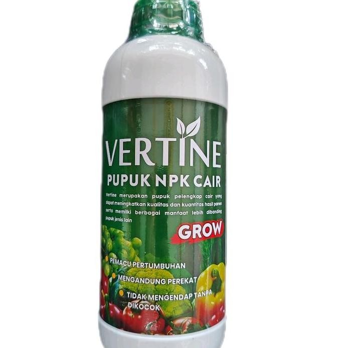

Terlaris Pupuk Npk Cair Vertine Grow Kemasan 1 Liter