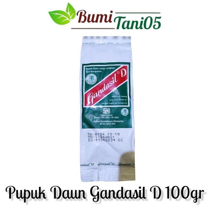 

Terlaris Pupuk Npk Gandasil D Tanaman Hias Daun 100Gr